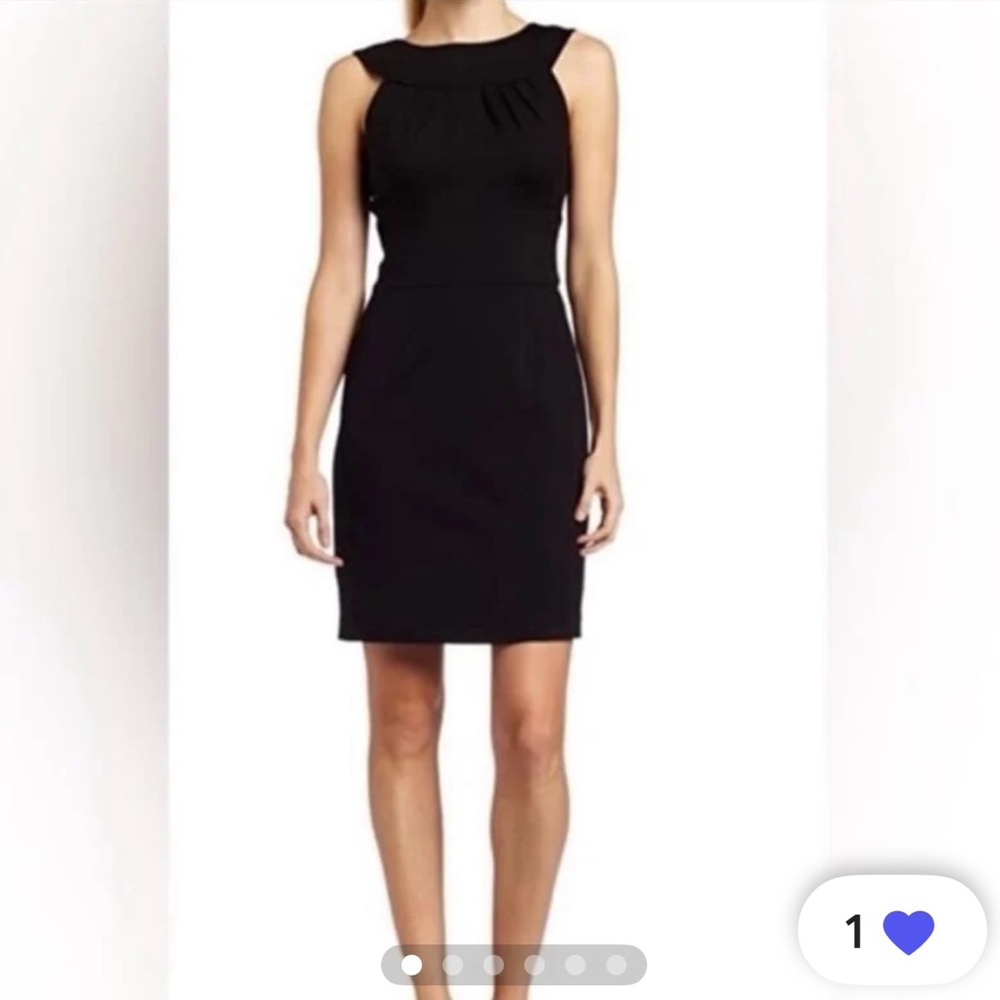 Trina Turk Little Black Dress with a sexy low-cut V in back. Day to night vibes.